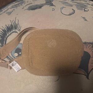 Victoria's Secret Tan Fuzzy Pouch